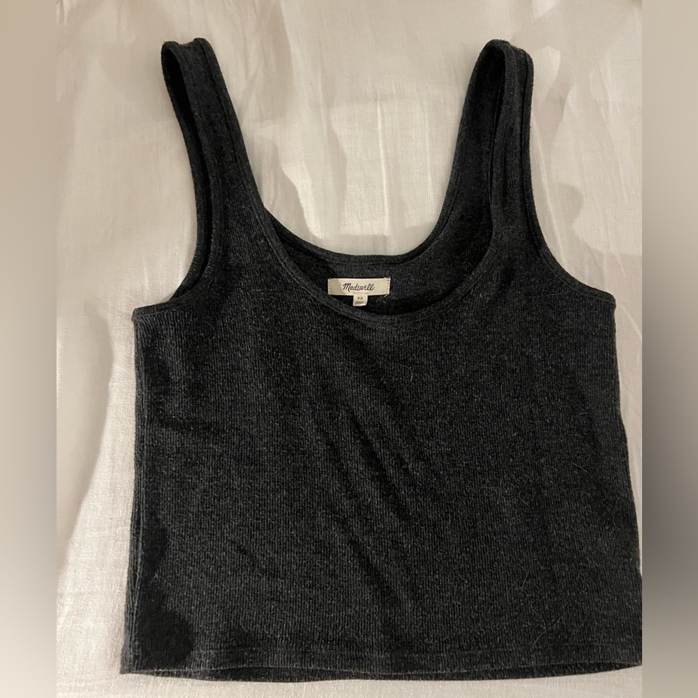 Madewell sweater tank dark grey size xsmall